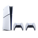 Sony PlayStation 5 Slim Digital Edition με 2 DualSense Χειριστήρια (Official Bundle) - Λευκό - Image 2
