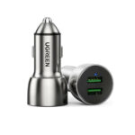 Ugreen (CD213) Car Charger USB-A 36W Quick Charge 3.0 - Silver - Image 2