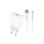 Denmen (DC07L) Charger 3.6A,18W with USB to Lightning Cable - White