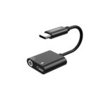 Denmen (DU07) Audio Adapter for Type-C Port - Black