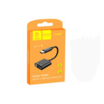 Denmen (DU07) Audio Adapter for Type-C Port - Black - Image 2