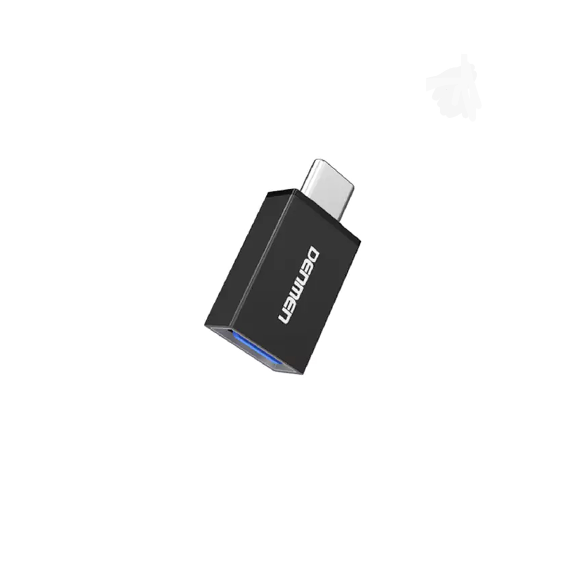 DU10 Denmen (DU10) Μετατροπέας USB-A female σε USB-C male - Μαύρο - Image 1