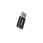 Denmen (DU13) USB-C female to USB-A male Converter - Black