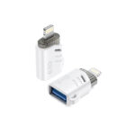 XO (NB256A) USB-A female to Lightning male Converter - White