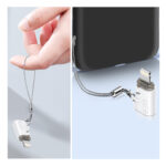 XO (NB256F) Micro USB female to Lightning male Converter - White - Image 4