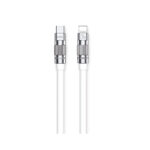 WK (WDC-187) Καλώδιο USB-C σε Lightning, 1μ - Λευκό