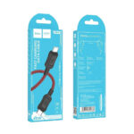 Hoco (X94) Fast Charging Cable 60W USB-C to USB-C, 1m - Red - Image 4