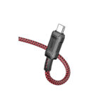 Hoco (X94) Fast Charging Cable 60W USB-C to USB-C, 1m - Red - Image 2