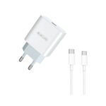 Jellico (AK180) Charger with USB-C Port and USB-C Cable 20W Power Delivery - White