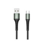 Jellico (B12) Braided Cable USB-A male to micro-USB, 2m - Black