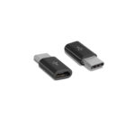 Powertech (CAB-UC043) Μετατροπέας USB-C male σε micro USB female Longer Tip (8mm) - Μαύρο