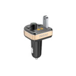 Dudao (R2Pro) FM Transmitter and Car Charger with USB - Black