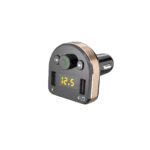 Dudao (R2Pro) FM Transmitter and Car Charger with USB - Black - Image 2