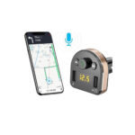 Dudao (R2Pro) FM Transmitter and Car Charger with USB - Black - Image 3