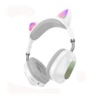 Hoco (ESD13) Cat Ear Ασύρματα Over Ear Ακουστικά με 7 ώρες Λειτουργίας - Λευκό
