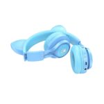 Hoco (W39) Wireless / Wired Over Ear Kids Headphones with 10 Hours of Operation - Light Blue - Image 3