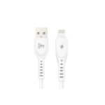 Jes (JC30L) Καλώδιο USB-A σε Lightning, 1m - Λευκό