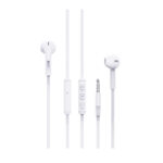 Jes (H21-B) In Ear Ακουστικά Hands Free 3.5mm - Λευκό