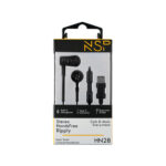 NSP (HN28) In-ear Handsfree with USB-C Plug - Black - Image 2