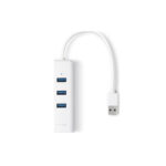 TP-LINK (UE330) v4 USB 3.0 3-Port Hub with USB-A / Ethernet connection - White - Image 2