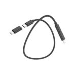 Hoco (U86) 3in1 Kit Multiple Connectors Lightning / Type-C / micro USB to USB, 0.28m - Black