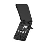 Hoco (U86) Kit 3in1 Πολλαπλών Υποδοχέων Lightning / Type-C / micro USB σε USB, 0.28m - Μαύρο - Image 2