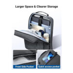 Ugreen (90798) Waterproof Backpack for 15.6" Laptop - Gray - Image 6