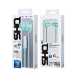 WK (YB02) In Ear Hands Free Headphones with Lightning Connector - Green - Image 2