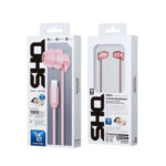 WK (YB02) In Ear Hands Free Headphones with Lightning Connector - Pink - Image 2