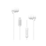 WK (YB02) In Ear Hands Free Headphones with Lightning Connector - White