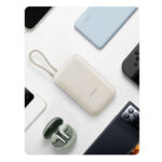 Xiaomi (BHR9072GL) PowerBank 10.000mAh (Integrated Cable) - Μπεζ (Club Card Offer) - Image 4