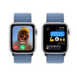Apple Watch SE GPS 44mm με Blue Cloud Sport Loop - Silver - Image 3