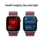 Apple Watch Series 10 GPS 42mm Rose Gold με Plum Sport Loop - Image 4