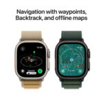 Apple Watch Ultra 2 49mm Titanium Case with Tan Alpine Loop - Large - Image 4