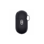 Spigen Silicone Fit Silicone Case with Strap for Apple AirPods Pro 2 - Black - Image 5