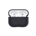 Spigen Silicone Fit Silicone Case with Strap for Apple AirPods Pro 2 - Black - Image 2