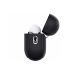 Spigen Silicone Fit Silicone Case with Strap for Apple AirPods Pro 2 - Black - Image 4