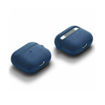 Spigen Urban Fit Θήκη Σιλικόνης με Γάντζο για Apple AirPods 3 - Navy Μπλε - Image 8