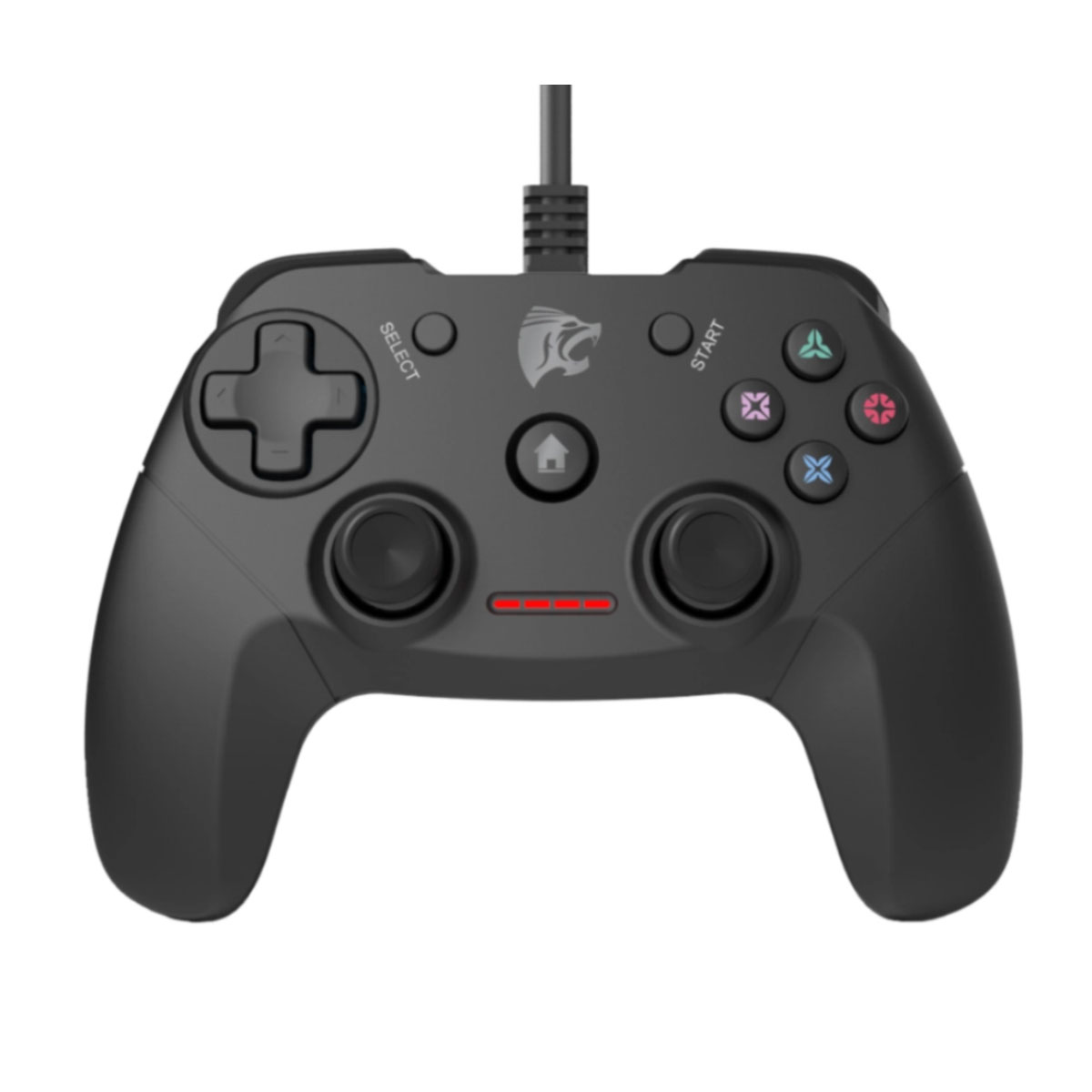 ROAR RR0002 Roar (R100WD) Wired Gamepad for Android / PC / PS3 - Black - Image 1