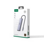 Ugreen (CM511) 6-in-1 USB-C Docking Station με HDMI 4K PD  - Ασημί - Image 3