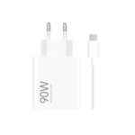 Xiaomi (BHR07ZBEU) 90W HyperCharge Combo Charger with USB-A Port and USB-C Cable - White