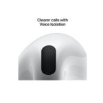 Apple AirPods with ANC (4th generation) Earbud Bluetooth Handsfree Headphones and Charging Case – White - Image 5