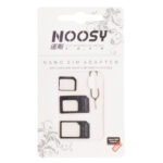 Noosy Nano & Micro SIM Adapter - Black