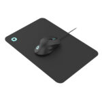 Platinet Pixart 3168 RGB Wired Gaming Mouse and Mouse Pad - Black