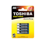 Toshiba (LR03) High Power Αλκαλικές Μπαταρίες AAA 1.5V 4τμχ