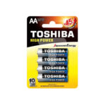 Toshiba (LR6) High Power BP-4 Alkaline Batteries AA 1.5V 4pcs