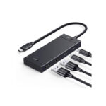 Ugreen (CM806) 4-Port USB 3.2 Hub (2 USB-A Ports + 2 USB-C Ports) with USB-C Connection - Black - Image 3