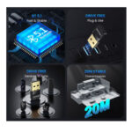 Usams (ZB321) USB Αντάπτορας Bluetooth 5.1 - Μαύρο - Image 3