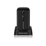 Powertech Sentry Dual SIM Κινητό με Πορτάκι και Μεγάλα Κουμπιά - Μαύρο - Image 2