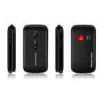 Powertech Sentry Dual SIM Κινητό με Πορτάκι και Μεγάλα Κουμπιά - Μαύρο - Image 3
